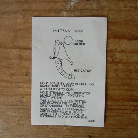 VTG 1981 Butter-Nut Coffee Maryland Club Vintage Hand Held Postage Scale - Picture 5 of 14